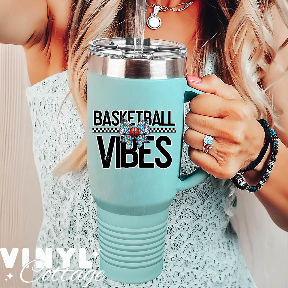 Basketball Vibes ~ UV DTF DECAL