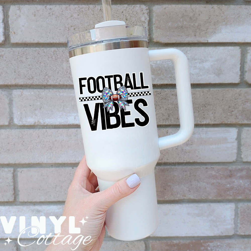 Football Vibes ~ UV DTF DECAL