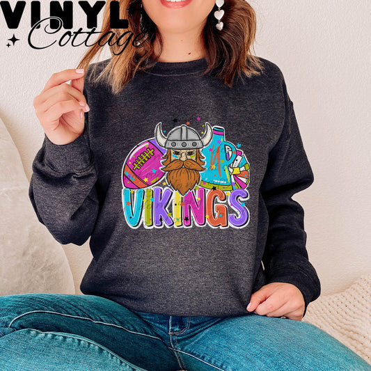 Bright Mascots ~ Vikings ~ DTF Transfer