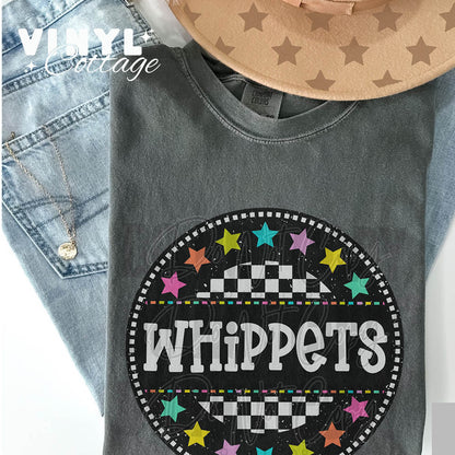 Whippets ~ Seeing Stars ~ DTF Transfer