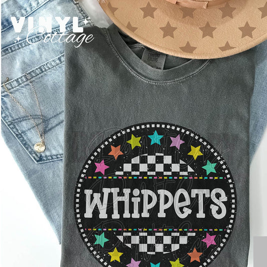 Whippets ~ Seeing Stars ~ DTF Transfer
