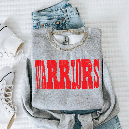 Warriors1 ~ Mixed Up Mascots ~ SAG26 ~ DTF Transfer