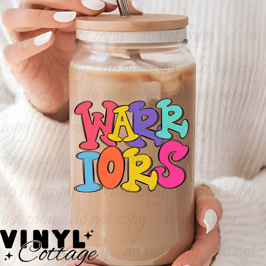 Warriors ~ UV DTF DECAL