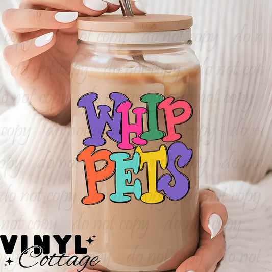 Whippets ~ UV DTF DECAL