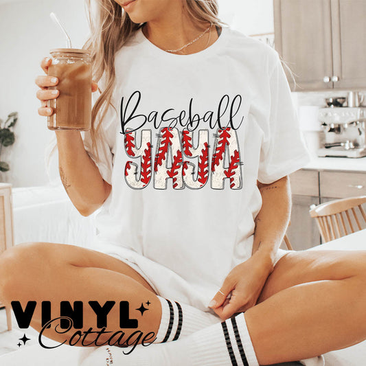Baseball Yaya ~ Baseball Names ~ DTF Transfer