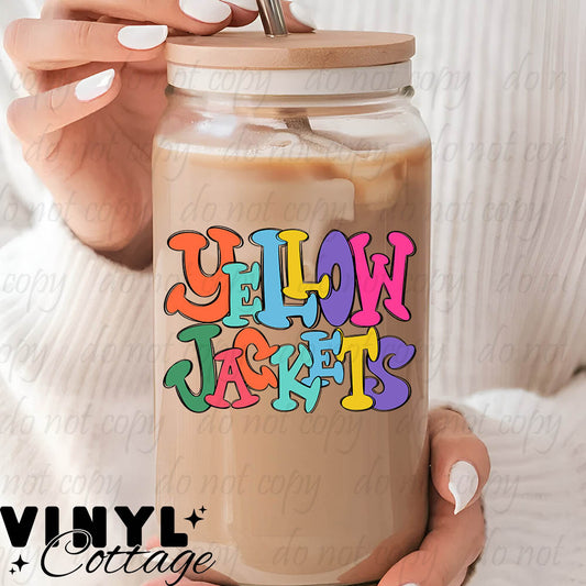 Yellow Jackets ~ UV DTF DECAL