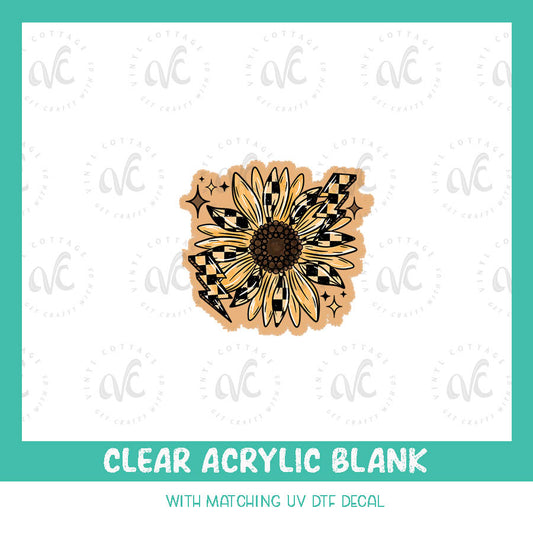 AD132 ~ Sunflower Soul ~ Acrylic + UV DTF Decal Set