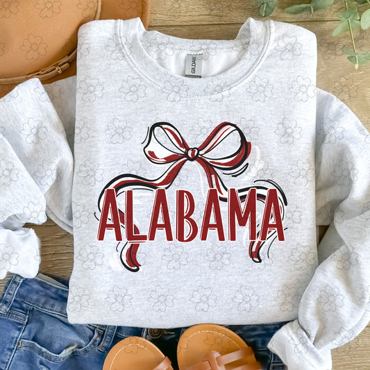 Alabama ~ Ribbon Mascots/Names ~ 25SAG ~ DTF Transfer