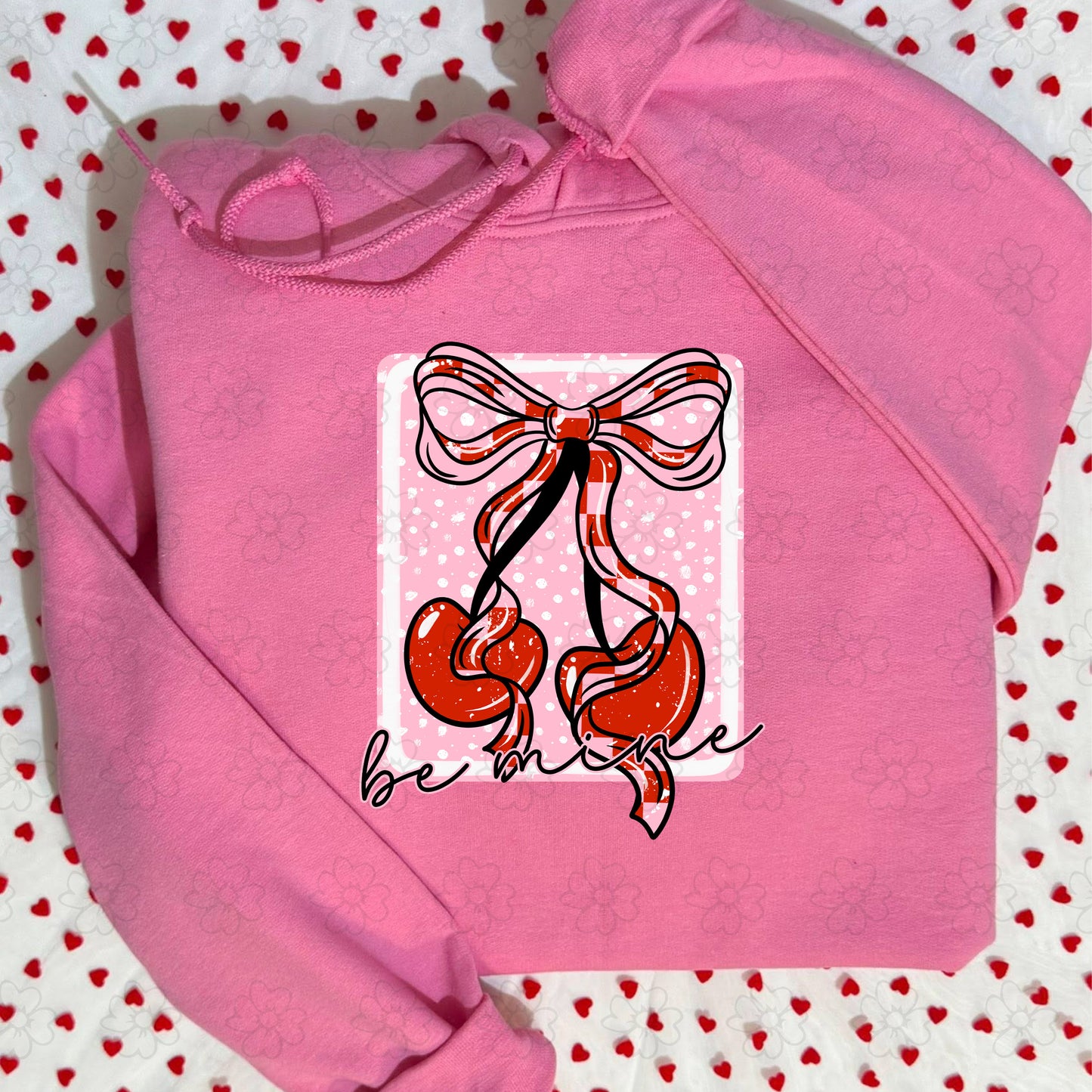 Be Mine Cherry Stamp ~ SAG26 ~ DTF Transfer