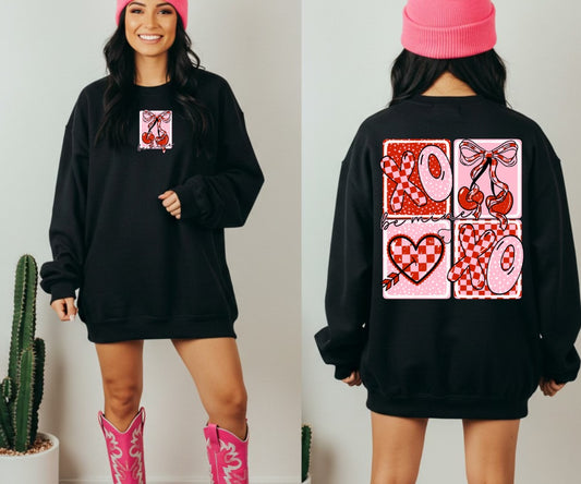 Be Mine Cherry Stamp ~ SAG26 ~ DTF Transfer