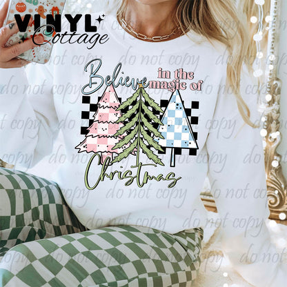 Believe in the Magic of Christmas ~ DTF Transfer