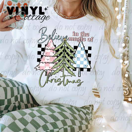 Believe in the Magic of Christmas ~ DTF Transfer