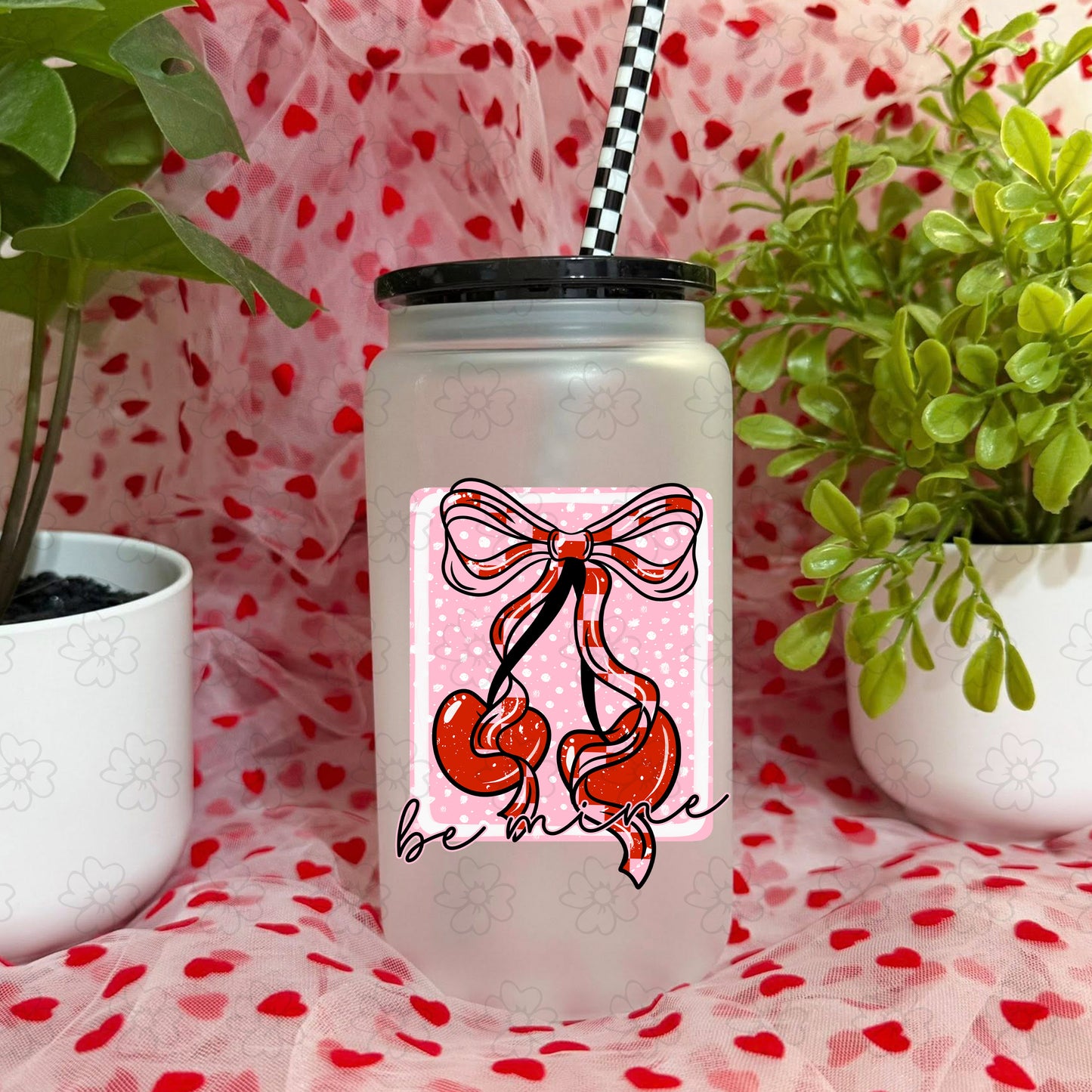 Be Mine Cherry Stamp ~ SAG26 ~ UV DTF DECAL