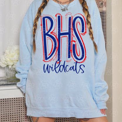 Berry Wildcats ~ Spaced Out ~ SAG26 ~ DTF Transfer