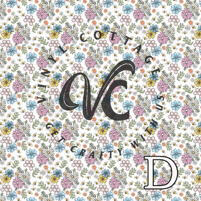 Floral Bee ~ BI08