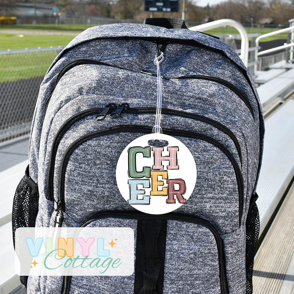Boho Cheer Bag Tag