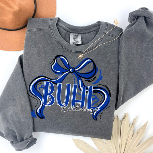 Buhl Bulldogs ~ Ribbon Mascots ~ 25SAG ~ DTF Transfer