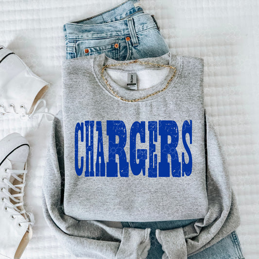 Chargers ~ Mixed Up Mascots ~ SAG26 ~ DTF Transfer