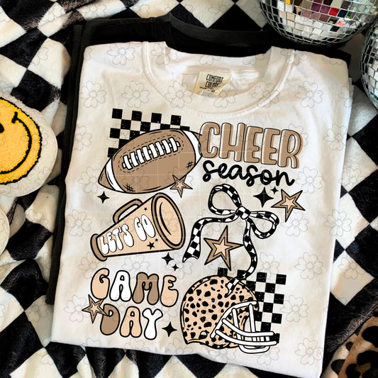 Cheer Season Megaphone ~ DTF Transfer