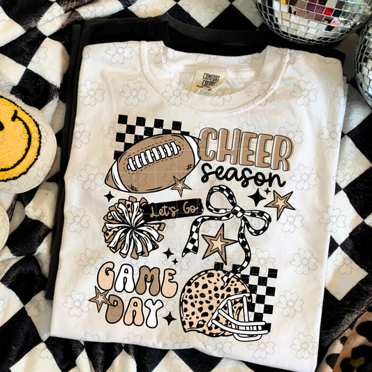 Cheer Season Pom ~ DTF Transfer