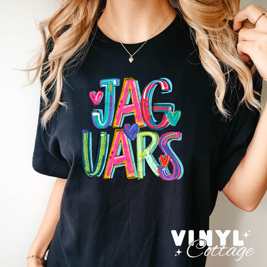 Cheery Jaguars ~ DTF Transfer
