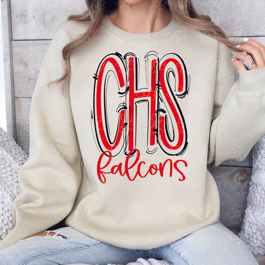 Central Falcons ~ Spaced Out ~ SAG26 ~ DTF Transfer