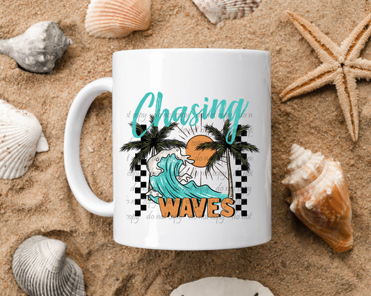 Chasing Waves ~ 25CSC04T29 ~ UV DTF DECAL