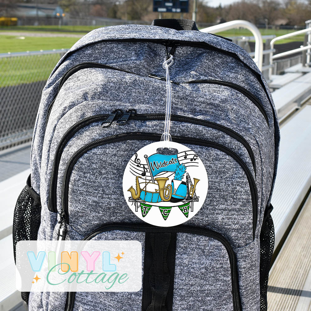 Marching Band Bag Tags ~ Customized