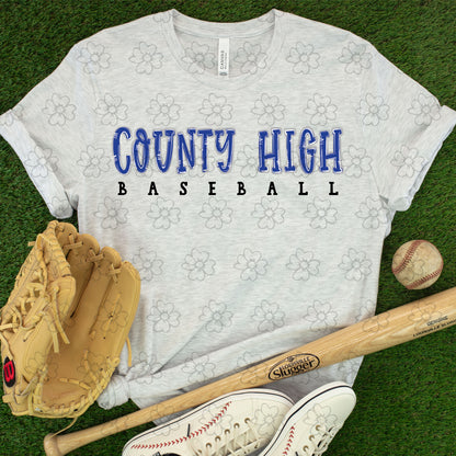 County High Baseball ~ Spirit Stacks ~ SAG26 ~ DTF Transfer