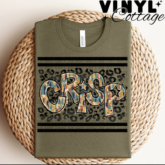 Leopard Fall Sayings ~ Crisp ~ DTF Transfer