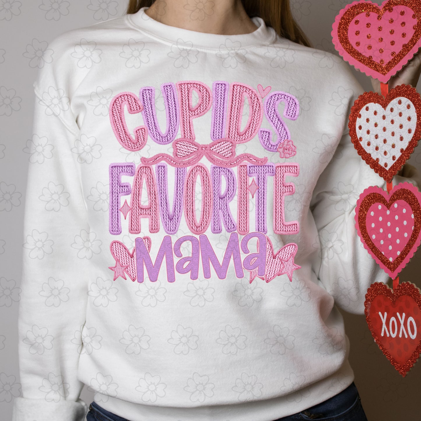 Cupids Favorite Mama ~ SAG26 ~ DTF Transfer
