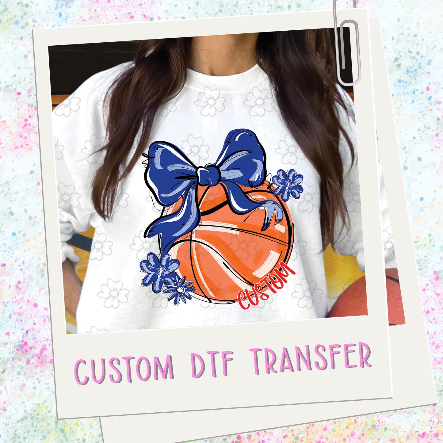 Custom Basketball Play Ball ~ SAG25 ~ DTF Transfer
