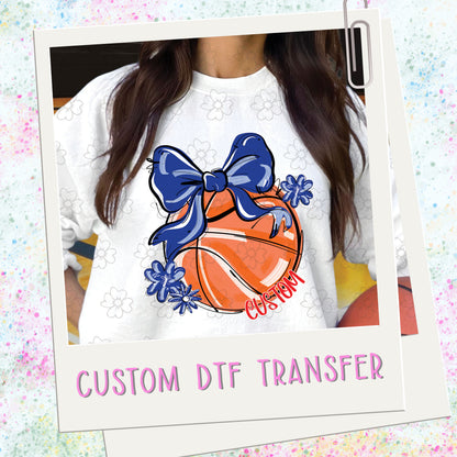 Custom Basketball Play Ball ~ SAG25 ~ DTF Transfer
