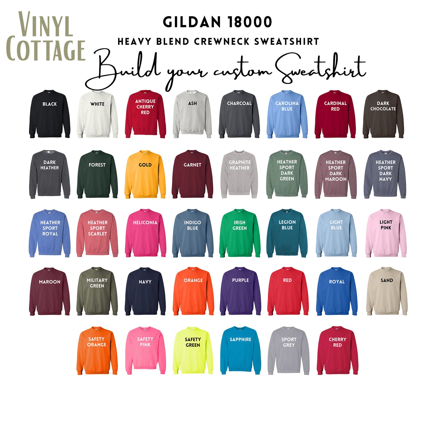 Custom Sweatshirt ~ Adult Gildan