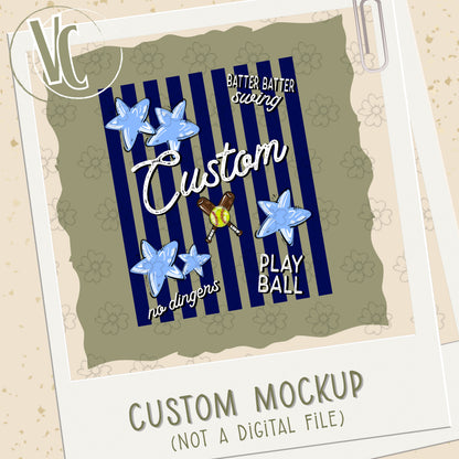 Design Fee/Mockup ~ Stars and Stripes Baseball/Softball ~ SAG26