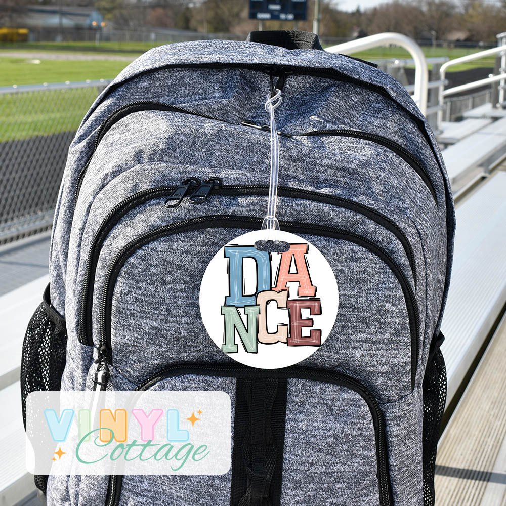 Boho Dance Bag Tag