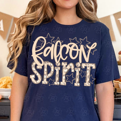 Falcon Spirit ~ Neutral Leopard ~ SAG24 ~ DTF Transfer