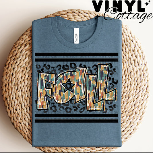 Leopard Fall Sayings ~ Fall ~ DTF Transfer