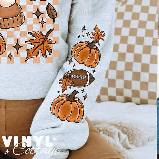Fall Things ~ SLEEVE DESIGN ~ DTF Transfer