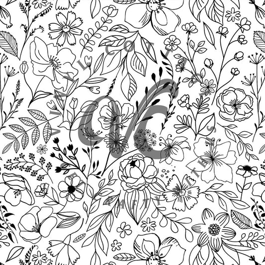 Wildflower Sketches ~ FL44