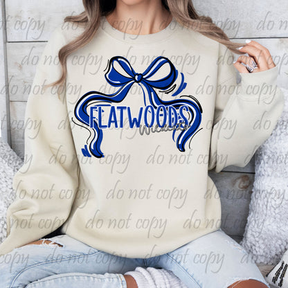 Northport Intermediate Wildcats ~ Ribbon Mascots/Names ~ 25SAG ~ DTF Transfer