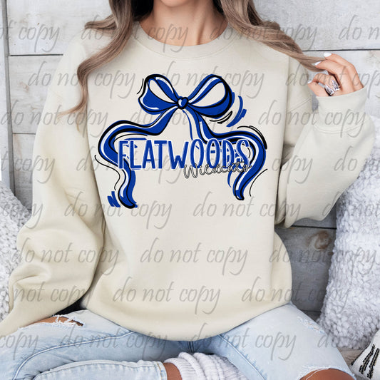 Northport Intermediate Wildcats ~ Ribbon Mascots/Names ~ 25SAG ~ DTF Transfer