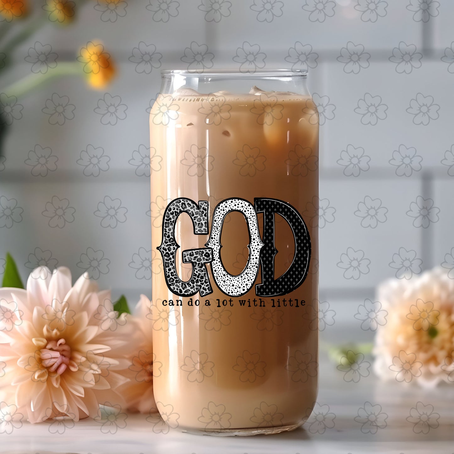 God Can Do a lot with Little ~ 25SDD12 ~ UV DTF DECAL