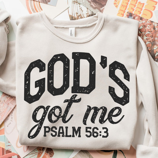 God's Got Me ~ SAG26 ~ DTF Transfer