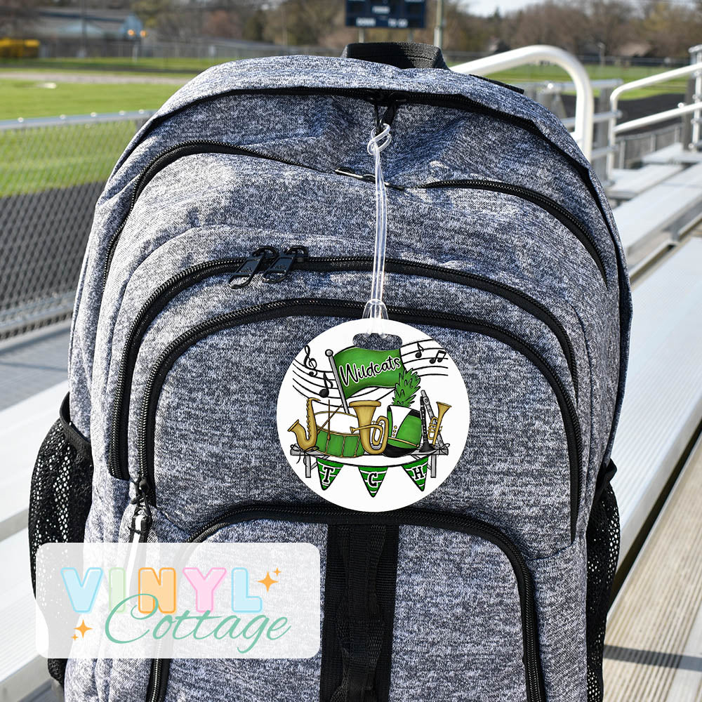 Marching Band Bag Tags ~ Customized