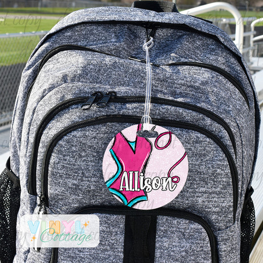 Gymnastics Leotard ~ Bag Tag ~ Customized