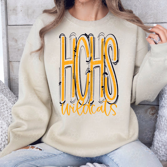 Hale County Wildcats ~ Spaced Out ~ SAG26 ~ DTF Transfer