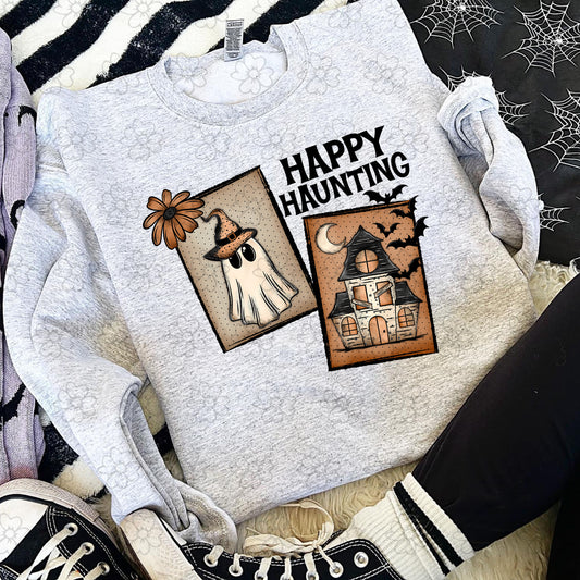 Happy Haunting ~ 25SWD07 ~  DTF Transfer