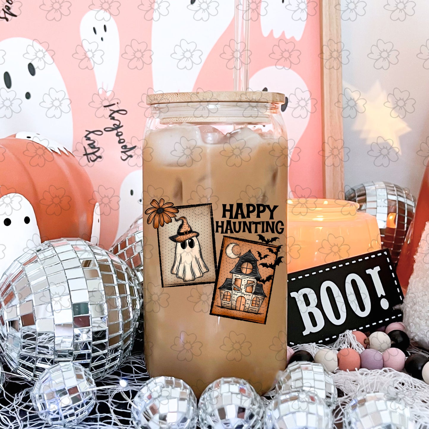 Happy Haunting ~ 25SWD07 ~ UV DTF DECAL