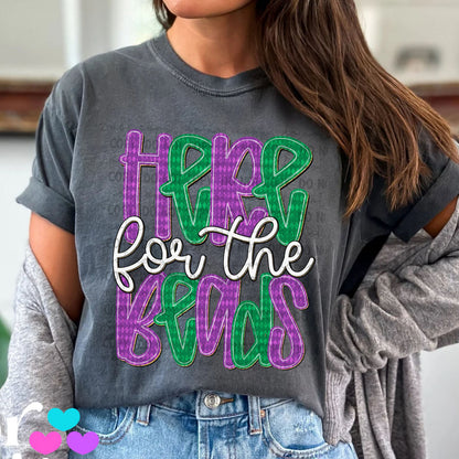 Here for the Beads ~ 25COR12 ~ DTF Transfer